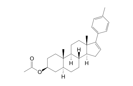 3beta-Acetyloxy-17-(4'-methylphenyl)-5alpha-androst-16-en