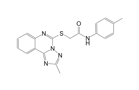 acetamide, N-(4-methylphenyl)-2-[(2-methyl[1,2,4]triazolo[1,5-c]quinazolin-5-yl)thio]-