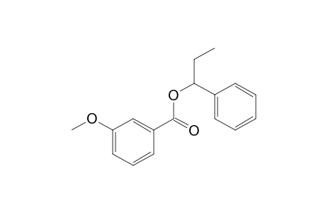 1-Phenylpropyl 3-methoxy benzoate