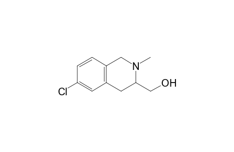 6-Chloro-3-hydroxymethyl-2-methyl-1,2,3,4-tetrahydroisoquinoline