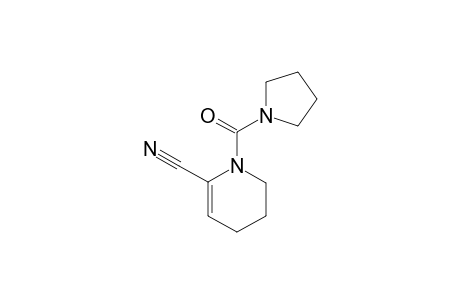 1,4,5,6-TETRAHYDRO-1-((1-PYRROLIDINO)-CARBONYL)-PYRIDINE-2-CARBONITRILE