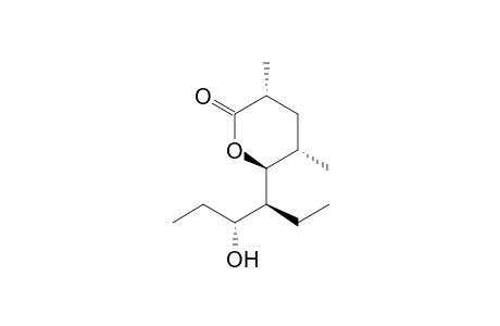 (2R,4S,5S,6S,7R*)-6-Ethyl-7-hydroxy-2,4-dimethylnonan-5-olide