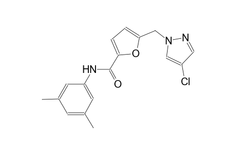 5-[(4-chloro-1H-pyrazol-1-yl)methyl]-N-(3,5-dimethylphenyl)-2-furamide