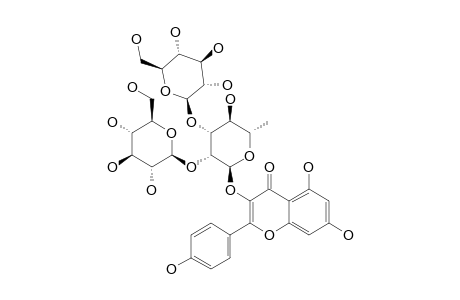 KAEMPFEROL-3-O-ALPHA-L-(2,3-DI-O-BETA-D-GLUCOPYRANOSYL)-RHAMNOPYRANOSIDE