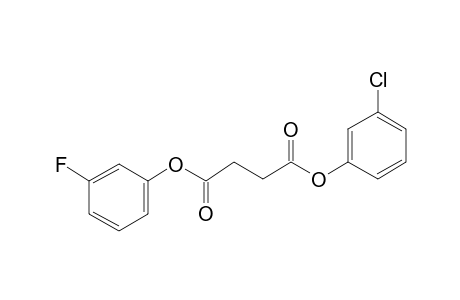 Succinic acid, 3-chlorophenyl 3-fluorophenyl ester