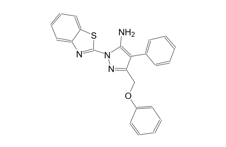 1-(1,3-benzothiazol-2-yl)-3-(phenoxymethyl)-4-phenyl-1H-pyrazol-5-amine