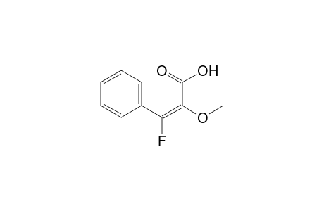 (Z)-3-Fluoro-2-methoxy-3-phenylpropenoic acid