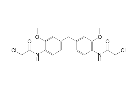 acetamide, 2-chloro-N-[4-[[4-[(2-chloroacetyl)amino]-3-methoxyphenyl]methyl]-2-methoxyphenyl]-