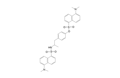 4-[2-(([5-(Dimethylamino)-1-naphthyl]sulfonyl)amino)propyl]phenyl 5-(dimethylamino)-1-naphthalenesulfonate
