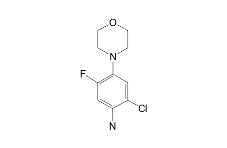 (2-chloro-5-fluoro-4-morpholino-phenyl)amine