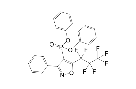 4-Diphenoxyphosphoryl-5-(1,1,2,2,3,3,3-heptafluoropropyl)-3-phenyl-1,2-oxazole