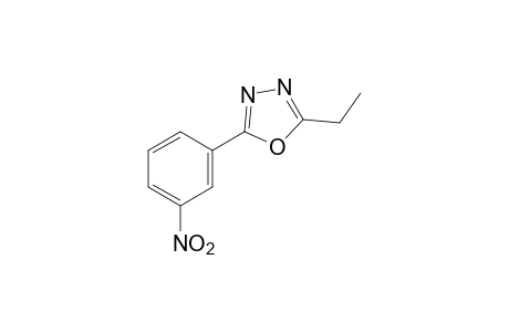 2-ethyl-5-(m-nitrophenyl)-1,3,4-oxadiazole