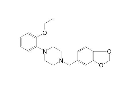 1-(1,3-Benzodioxol-5-ylmethyl)-4-(2-ethoxyphenyl)piperazine