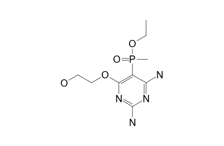 [2,4-DIAMINO-6-(2-HYDROXYETHOXY)-PYRIMIDIN-5-YL]-(METHYL)-PHOSPHINIC-ACID-ETHYLESTER