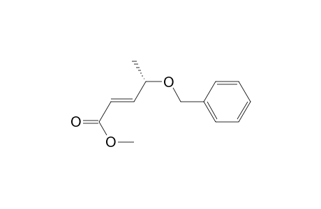 (E,4S)-4-benzoxypent-2-enoic acid methyl ester