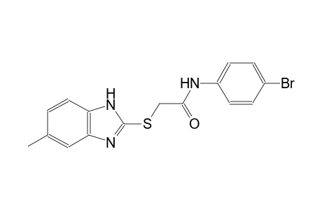 N-(4-bromophenyl)-2-[(5-methyl-1H-benzimidazol-2-yl)sulfanyl]acetamide