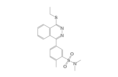 5-[4-(ethylsulfanyl)-1-phthalazinyl]-N,N,2-trimethylbenzenesulfonamide