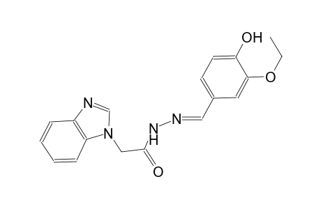 1H-benzimidazole-1-acetic acid, 2-[(E)-(3-ethoxy-4-hydroxyphenyl)methylidene]hydrazide