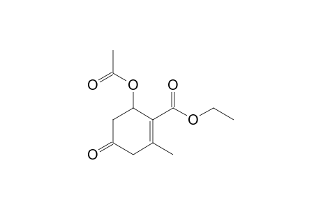 4-(Ethoxycarbonyl)-5-acetoxy-3-methylcyclohex-3-en-1-one