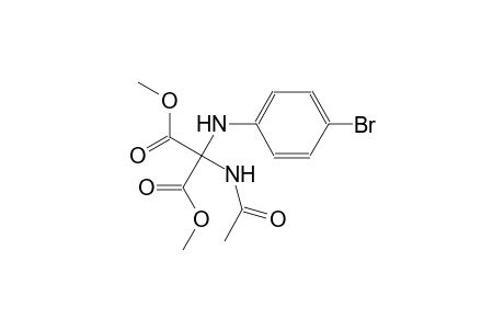 dimethyl 2-(acetylamino)-2-(4-bromoanilino)malonate
