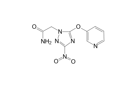 2-[3-nitro-5-(pyridin-3-yloxy)-1H-1,2,4-triazol-1-yl]acetamide