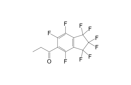 1-(1,1,2,2,3,3,4,6,7-Nonafluoroindan-5-yl)propan-1-one