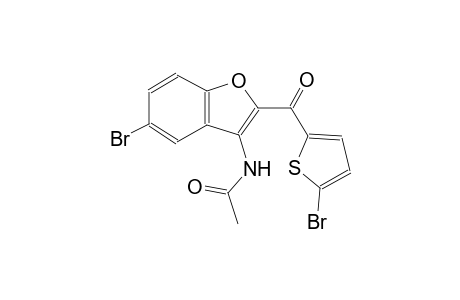 N-[5-Bromo-2-(5-bromo-thiophene-2-carbonyl)-benzofuran-3-yl]-acetamide
