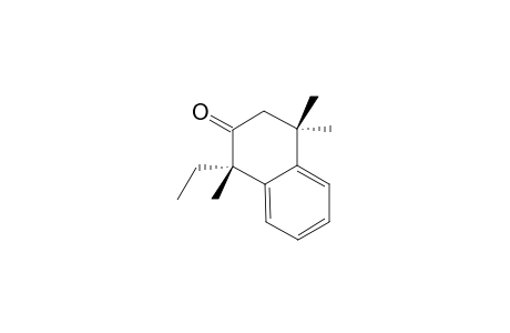 (1R)-3,4-DIHYDRO-1-ETHYL-1,4,4-TRIMETHYL-2(1H)-NAPHTHALENONE