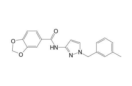 1,3-Benzodioxole-5-carboxamide, N-[1-[(3-methylphenyl)methyl]-1H-pyrazol-3-yl]-