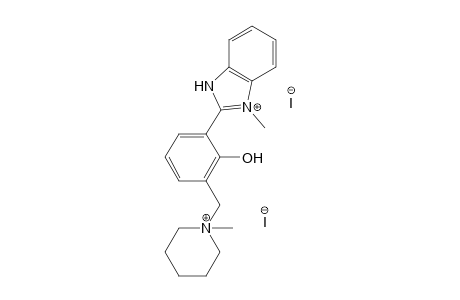 6-(2-BENZIMIDAZOLYL)-alpha-PIPERIDINO-o-CRESOL, DIMETHIODIDE