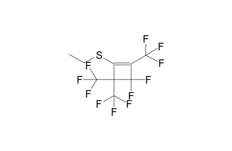 1-ETHYLTHIO-2,2,4-TRIS(TRIFLUORMETHYL)-3,3-DIFLUOROCYCLOBUT-1-ENE