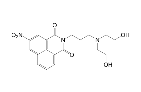 N-{3-[bis(2-hydroxyethyl)amino]propyl}-3-nitronaphthalimide