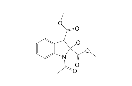 1-ACETYL-2,3-DIHYDRO-2-HYDROXY-INDOL-DICARBOXYLIC-ACID,METHYLESTER;ISOMER-#1