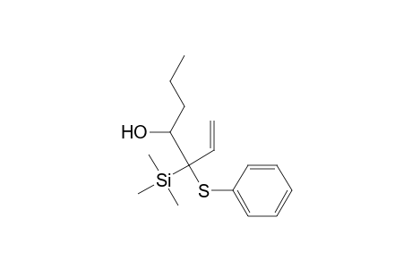 3-(Phenylthio)-3-trimethylsilyl-hept-1-en-4-ol