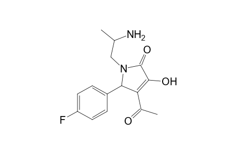 4-Acetyl-1-(2-aminopropyl)-5-(4-fluorophenyl)-3-hydroxy-2,5-dihydro-1H-pyrrol-2-one
