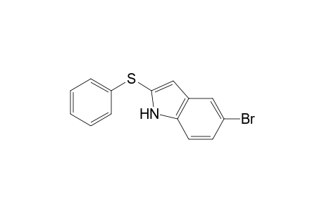 5-Bromo-2-(phenylsulfanyl)-1H-indole