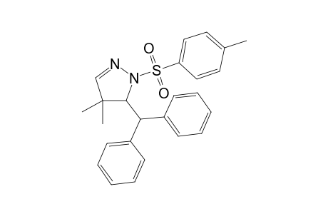 4,4-Dimethyl-3-diphenylmethyl-2-tosyl-3,4-dihydro-(2H)-pyrazole