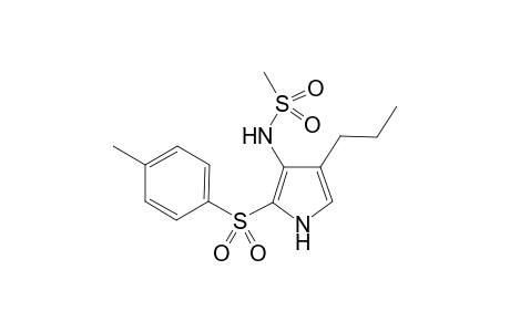 N-{2-[(4-Methylphenyl)sulfonyl]-4-propyl-1H-pyrrol-3-yl}methanesulfonamide