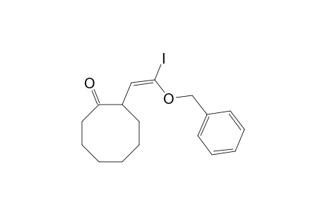 2-[1-Iodo-1-(benzyloxy)ethylene]cyclooctanone