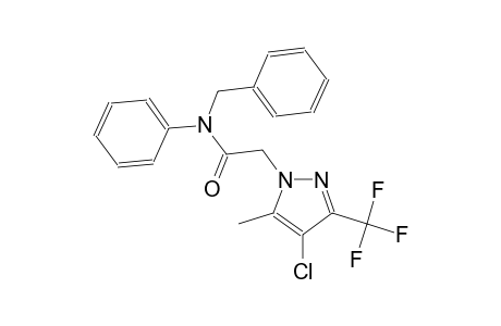N-benzyl-2-[4-chloro-5-methyl-3-(trifluoromethyl)-1H-pyrazol-1-yl]-N-phenylacetamide