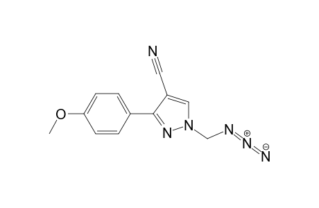 1-(Azidomethyl)-4-cyano-3-(4-methoxyphenyl)pyrazole