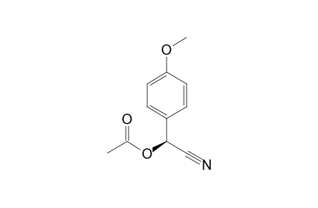 (S)-(+)-Acetoxy-(4-methoxy-phenyl)-acetonitrile