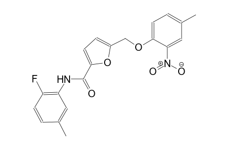 N-(2-fluoro-5-methylphenyl)-5-[(4-methyl-2-nitrophenoxy)methyl]-2-furamide