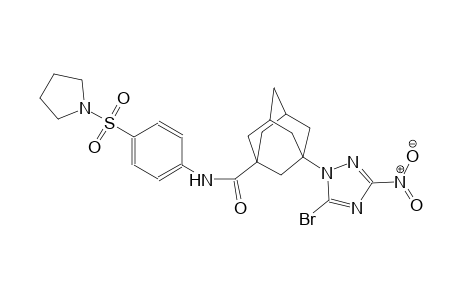 3-(5-bromo-3-nitro-1H-1,2,4-triazol-1-yl)-N-[4-(1-pyrrolidinylsulfonyl)phenyl]-1-adamantanecarboxamide