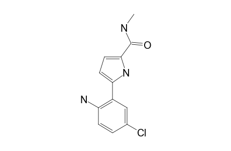 5-(5-CHLORO-2-AMINOPHENYL)-1H-PYRROLE-2-N-METHYL-CARBOXAMIDE