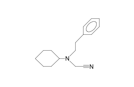 N-Cyclohexyl-N-(2-phenyl-ethyl)-amino-acetonitrile