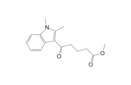 1,2-Dimethyl-3-methoxycarbonylpropylcarbonyl-indole
