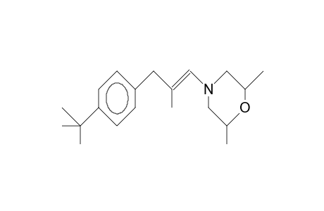 1-(cis-2,6-Dimethyl-4-morpholino)-2-methyl-3-(4-tert-butyl-phenyl)-trans-1-propene