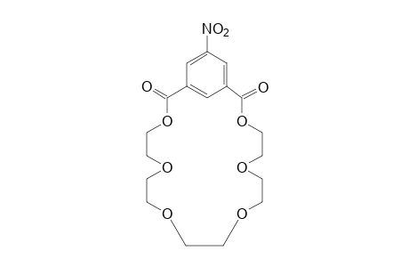 22-nitro-3,6,9,12,15,18-hexaoxabicyclo[18.3.1]tetracosa-1(24),20,22-triene-2,19-dione