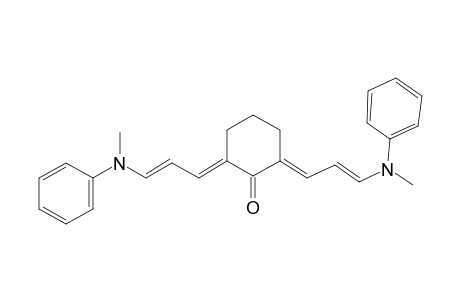 2,6-bis[3-(methylanilino)-2-propenylidene]cyclohexanone